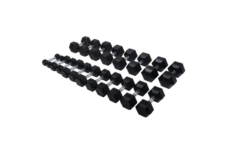 Набор гантелей гексагональных (пары) от 32,5-50 кг VictoryFit VF-SET660 