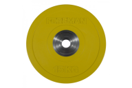 Олимпийский бампированный диск FOREMAN FM/BM 15 кг, желтый