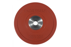 Олимпийский бампированный диск FOREMAN FM/BM 25 кг, красный