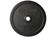 Олимпийский бампированный диск FOREMAN FM/BM 20 кг, черный