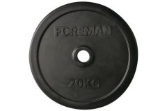 Олимпийский бампированный диск FOREMAN FM/BM 20 кг, черный