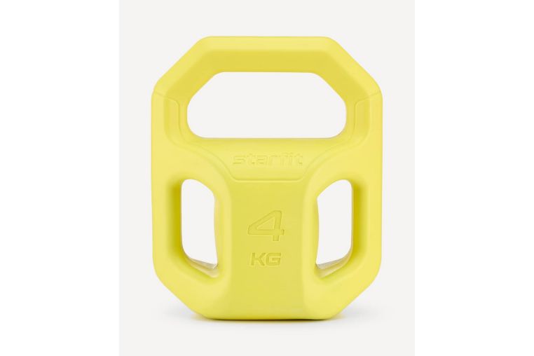 Гиря пластиковая 4кг Star Fit DB-505 желтый 