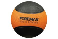 Медбол FOREMAN Medicine Ball 1 кг, оранжевый/черный