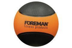 Медбол FOREMAN Medicine Ball 1 кг, оранжевый/черный