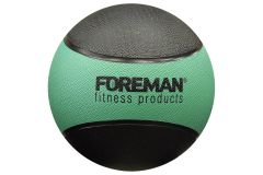 Медбол FOREMAN Medicine Ball 3 кг, зеленый/черный