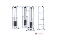 Кроссовер ARMS Биотонус-3 (стек 3х75кг) + шведская стенка AR087.3х2400