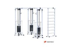 Кроссовер ARMS Биотонус-3 (стек 3х75кг) + шведская стенка AR087.3х2400
