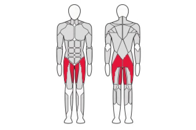 Тренажер для приводящих и отводящих мышц бедра Interatletik Gym SТ109 фото 2