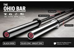Гриф для штанги Rogue Fitness 1.2 Ohio мужской Черный Оксид / Черный Оксид L220см D50мм