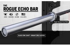 Гриф для штанги Rogue Fitness Standard мужской Черный Цинк / Яркий Цинк L220см D50мм