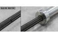 Гриф для штанги Rogue Fitness Standard мужской Черный Цинк / Яркий Цинк L220см D50мм фото 3