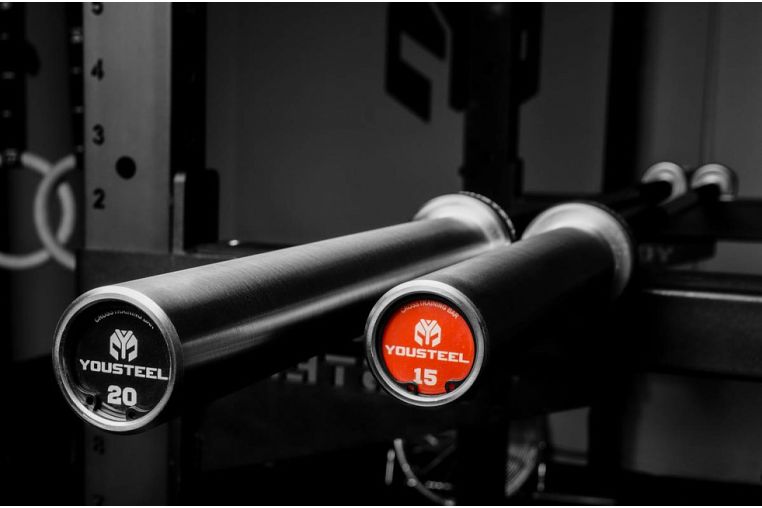 Гриф YouSteel Training Bar XF-20, 20кг, длина 2200мм, D28мм, bushing, черный оксид + хром 