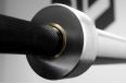 Гриф женский YouSteel Training Bar CT-15, 15кг, длина 2010 мм, D25 мм, черный +белый цинк фото 1