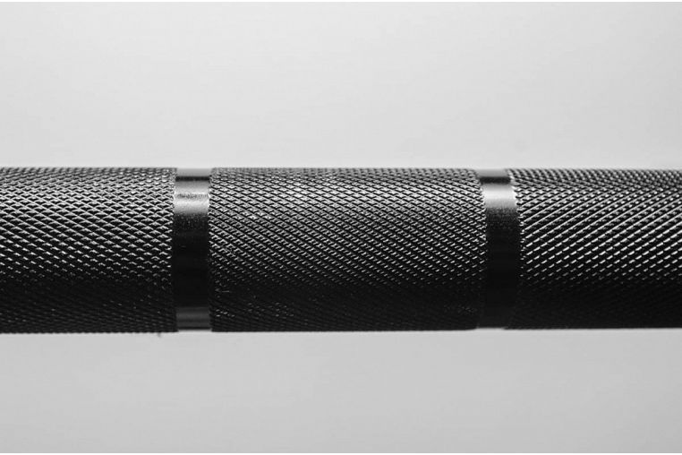 Гриф женский YouSteel Training Bar CT-15, 15кг, длина 2010 мм, D25 мм, черный +белый цинк фото 3