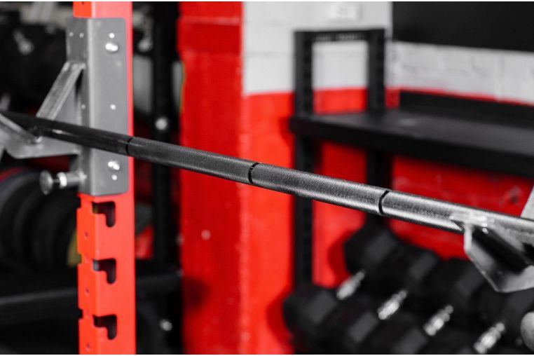 Гриф для штанги D50мм, L245 см YouSteel Power bar 25kg, чёрный - хром фото 1
