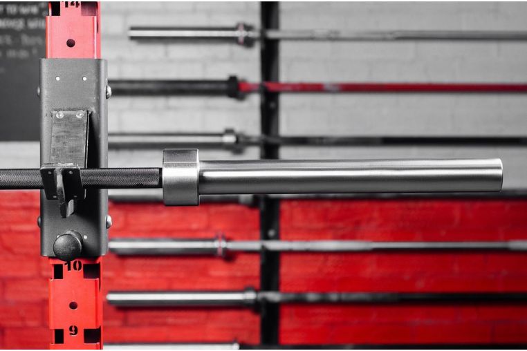 Гриф для штанги D50мм, L245 см YouSteel Power bar 25kg, чёрный - хром фото 3