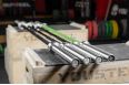 Гриф для штанги D50мм, L245 см YouSteel Power bar 25kg, чёрный - хром фото 4