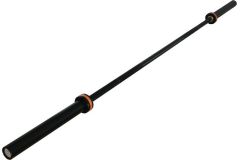 Гриф для штанги Black, D50, L2200 ZSO до 500 кг, замки-пружины