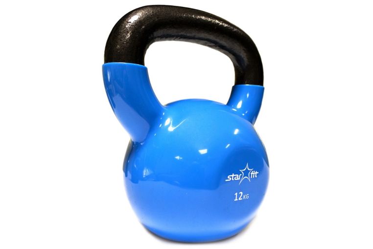 Гиря виниловая 12кг Star Fit DB-401 синий фото 1