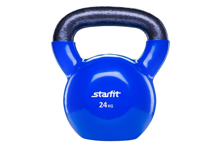 Гиря виниловая 24кг Star Fit DB-401 темно-синий 