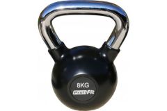 Гиря Profi-fit обрезиненная с хромированной ручкой 8кг