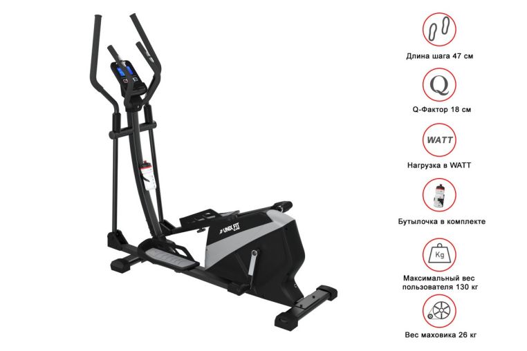 Эллиптический тренажер UnixFit SL-470E (коврик в подарок) фото 2
