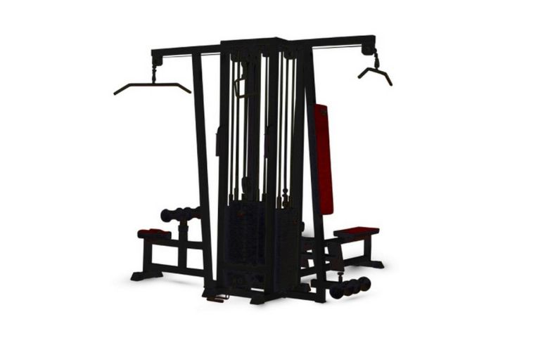 Мультистанция 4-х позиционная с одинарной блочной рамкой MB Barbell МВ 3.16.1 фото 1