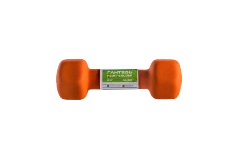 Гантель неопреновая Star Fit DB-201 2 кг, оранжевый (1 шт.) фото 2