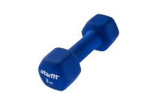 Гантель неопреновая Starfit DB-201 3 кг, синий (шт.)