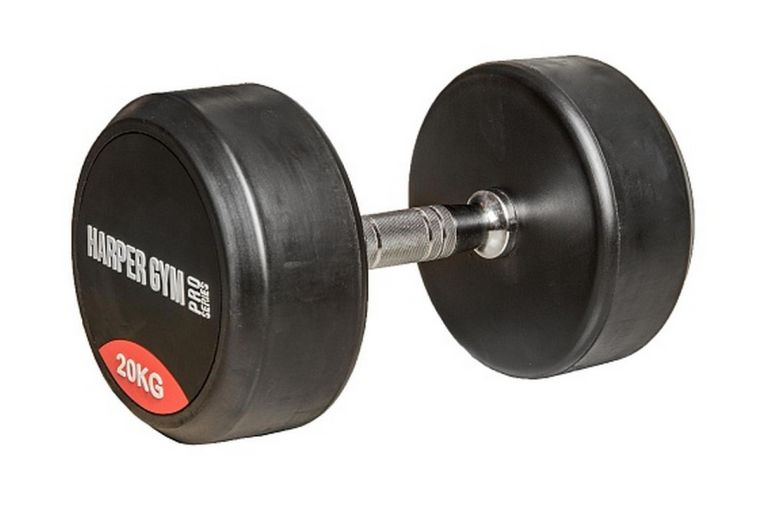 Гантель неразборная обрезиненная Harper Gym NT150E фото 14