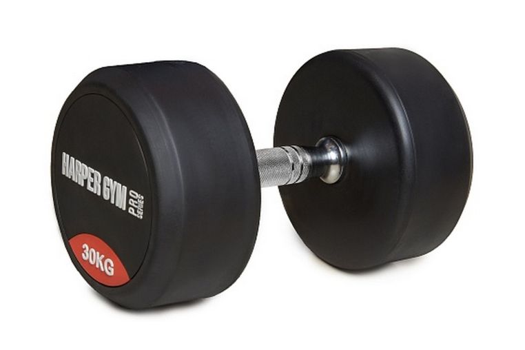 Гантель неразборная обрезиненная Harper Gym NT150E фото 2