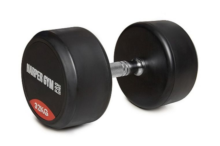 Гантель неразборная обрезиненная Harper Gym NT150E фото 3