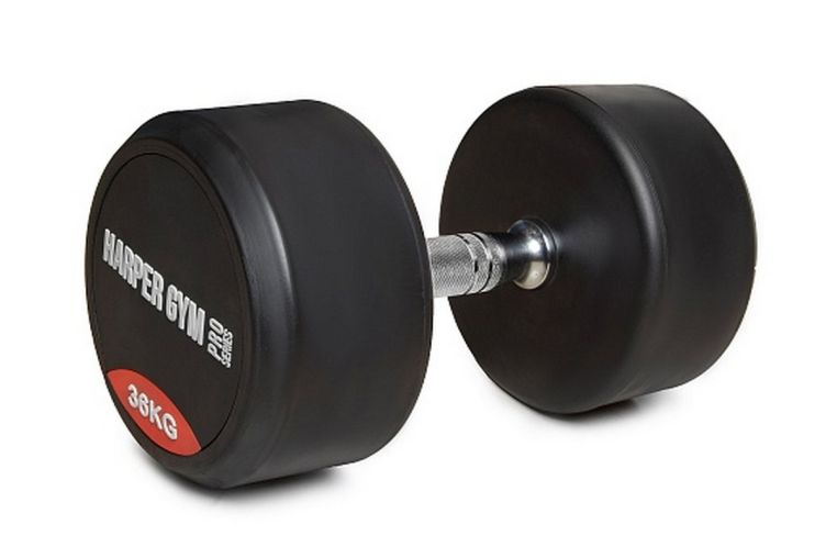 Гантель неразборная обрезиненная Harper Gym NT150E фото 5