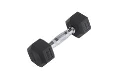 Гантель гексагональная Pro обрезиненная, 3 кг Star Fit DB-301 черный