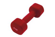 Гантель неопреновая 4кг Sport Elite ES-0394 красный