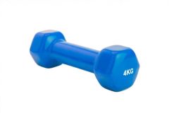 Гантель обрезиненная 4кг Bradex SF 0166 синий