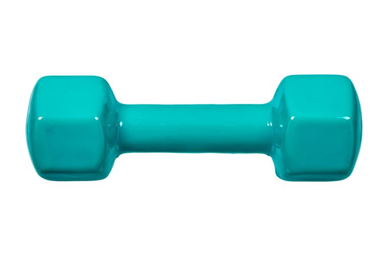 Гантель обрезиненная, 3 кг Bradex SF 0536 голубая фото 2