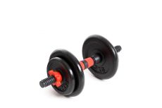 Гантель разборная в чемодане BaseFit DB-705 чугун/пластик, 7,5 кг, 1 шт