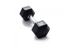 Гантель гексагональная обрезиненная 6 кг Original Fit.Tools FT-HEX-06T