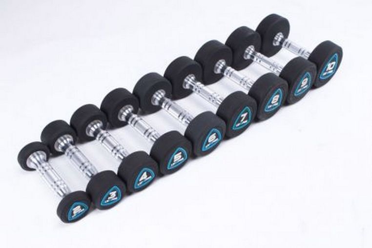 Гантели в уретане 3 кг Live Pro Studio Dumbbells LP8075-03 фото 4