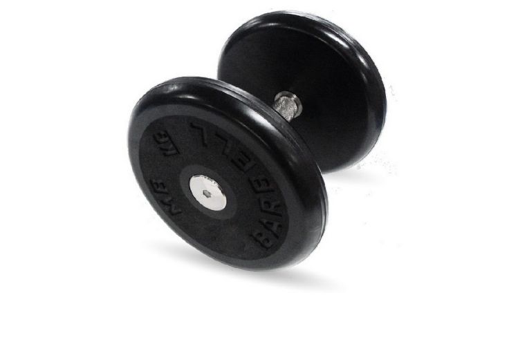 Гантель классик с вращающейся ручкой хром 9 кг MB Barbell MB-FdbEM-B9 