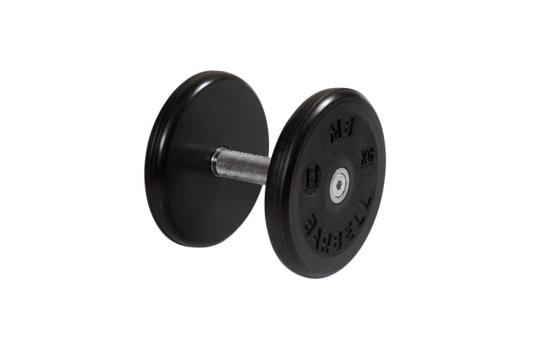 Гантель классик с вращающейся ручкой хром 13 кг MB Barbell MB-FdbEM-B13 