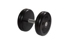 Гантель классик с вращающейся ручкой хром 19 кг MB Barbell MB-FdbEM-B19