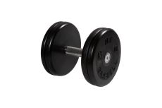 Гантель классик с вращающейся ручкой хром 17 кг MB Barbell MB-FdbEM-B17