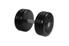 Гантель классик с вращающейся ручкой хром 32 кг MB Barbell MB-FdbEM-B32