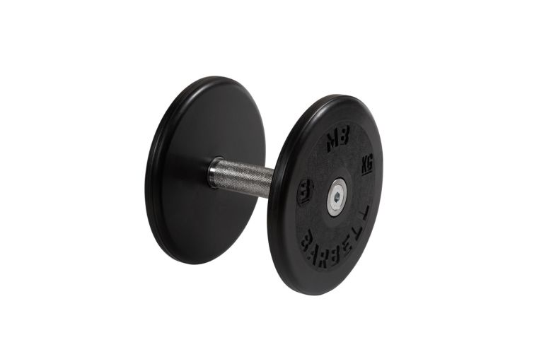 Гантель классик с вращающейся ручкой хром 8 кг MB Barbell MB-FdbEM-B8 