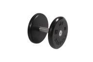 Гантель классик с вращающейся ручкой хром 12 кг MB Barbell MB-FdbEM-B12