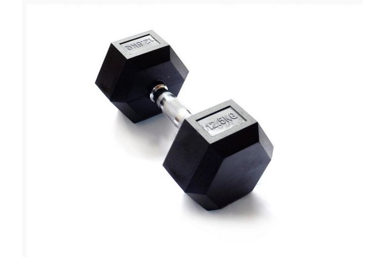 Гантель гексагональная обрезиненная 12,5 кг ZSO FT-HEX-12,5T 