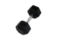 Гантель Perform Better Rubber Encased Hex Dumbbells 27,5 кг PB\0543-27.5\BK-00-00