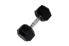 Гантель Perform Better Rubber Encased Hex Dumbbells 30 кг PB\0543-30\BK-00-00